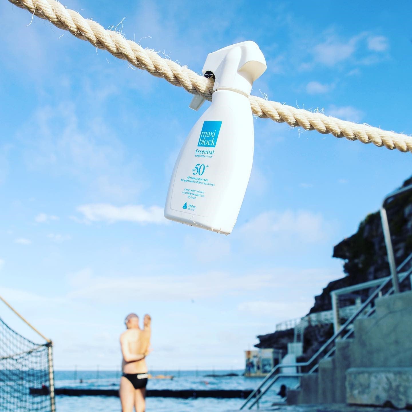 Maxiblock Essential Non Greasy Sunscreen 250mL