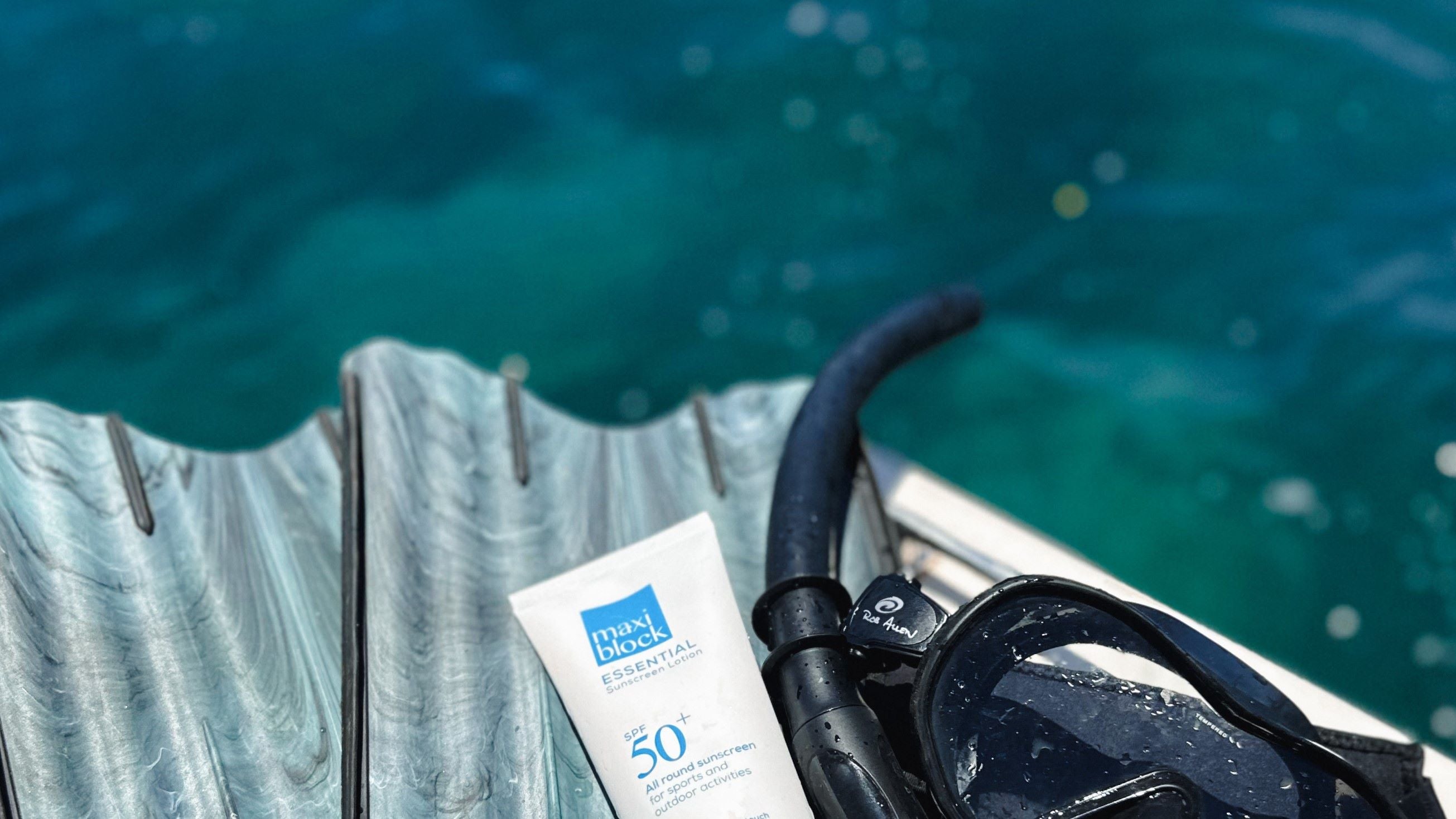 Maxiblock Essential Non Greasy Sunscreen SPF 50+ 100mL Sitting Flippers