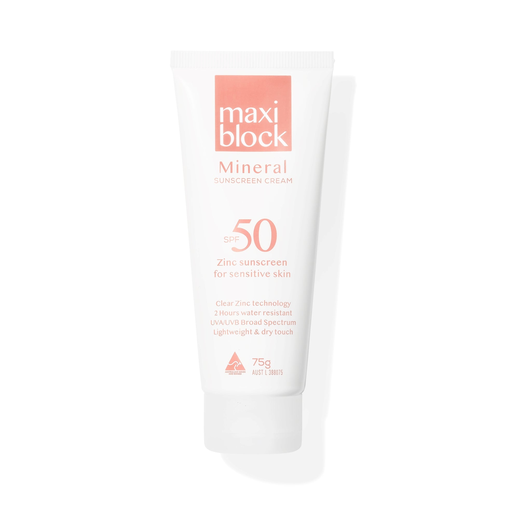 Maxiblock mineral sunscreen