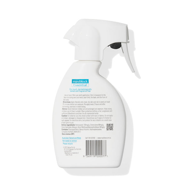spray sunscreen