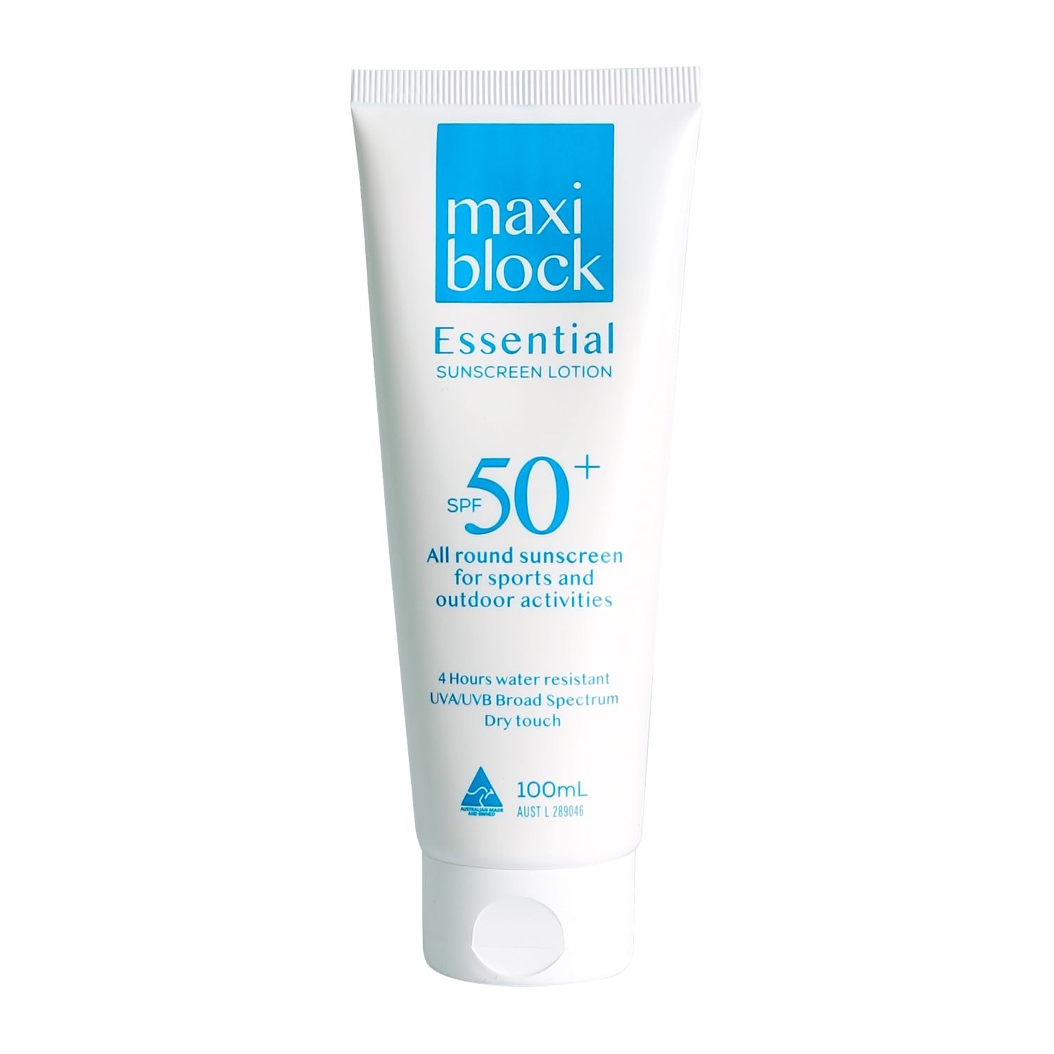 Maxiblock Everyday Sunscreen SPF 50+ 100mL tube
