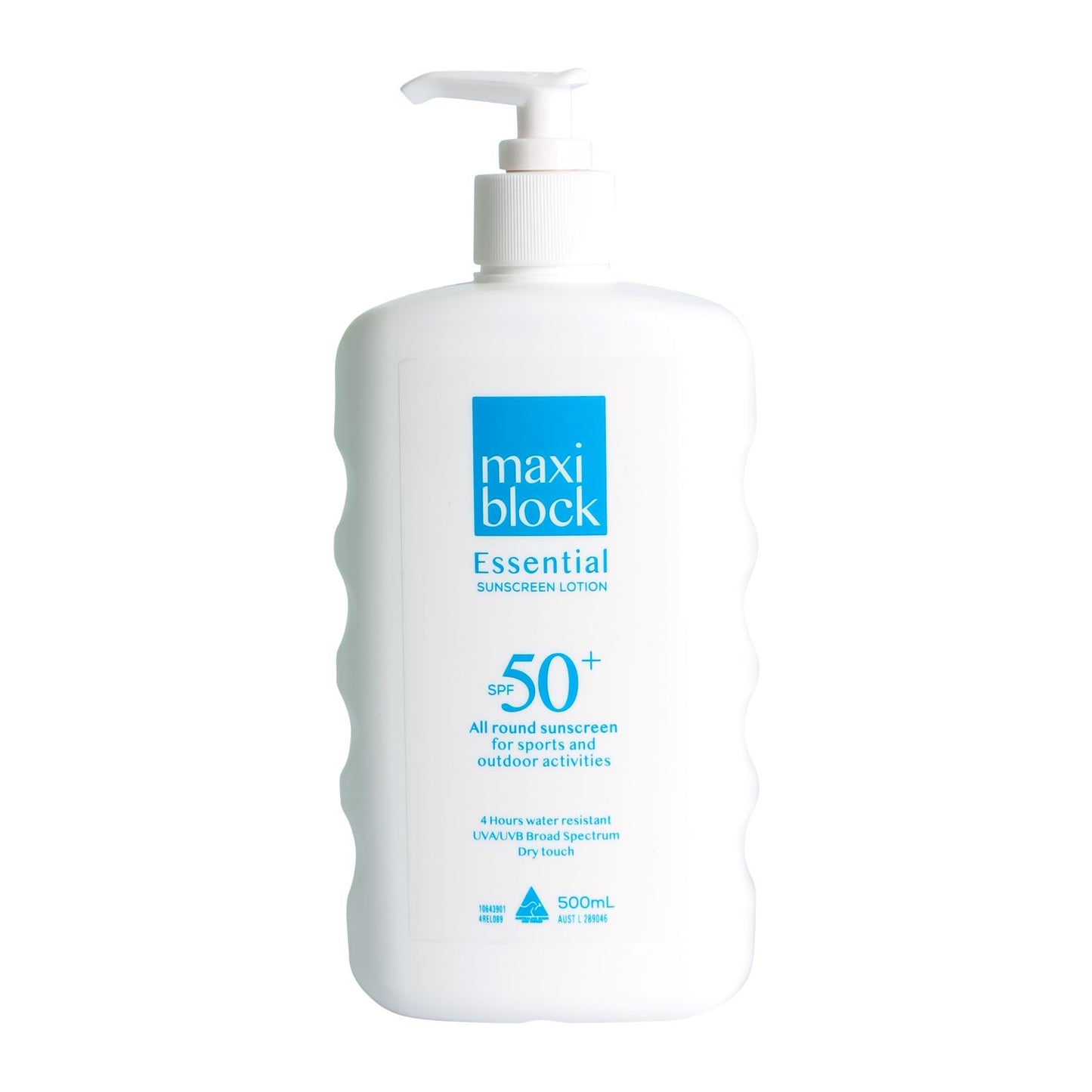 Maxiblock Everyday Sunscreen SPF 50+ 500mL Pump