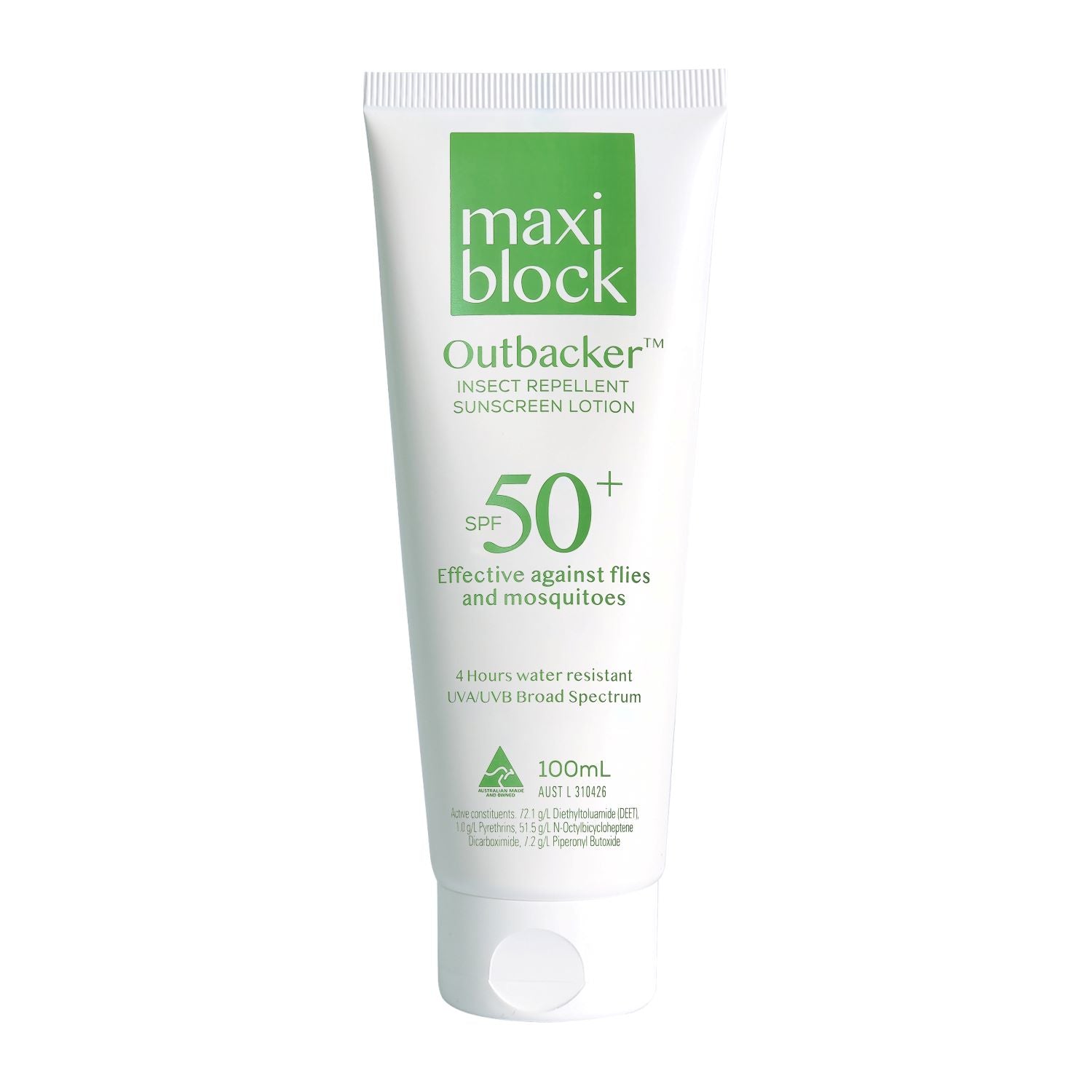 Maxiblock sunscreen with insect repellent 100mL