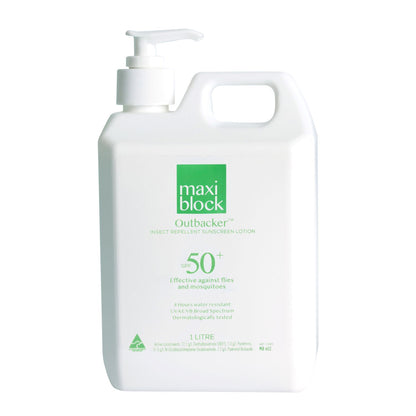 Maxiblock sunscreen with insect repellent 1L