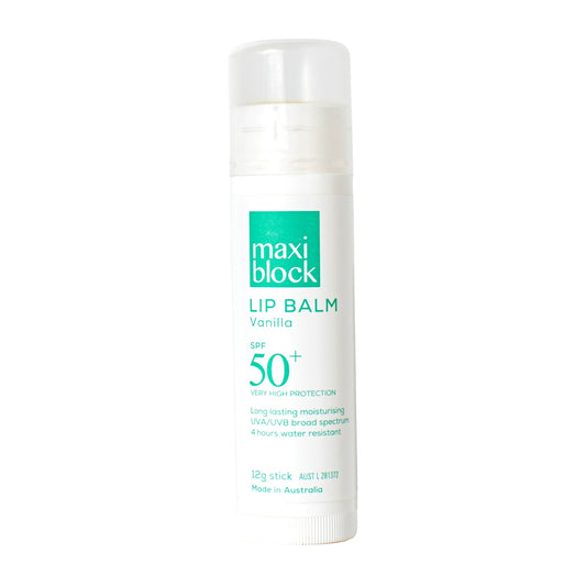 Maxiblock SPF lip balm 50+ vanilla